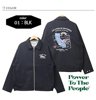 Amazon | POWER TO THE PEOPLE パワートゥザピープル MAP刺繍